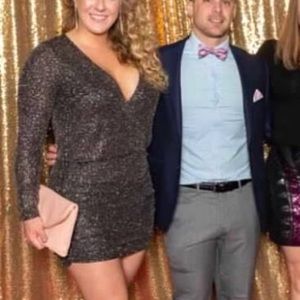 Express sequin dress